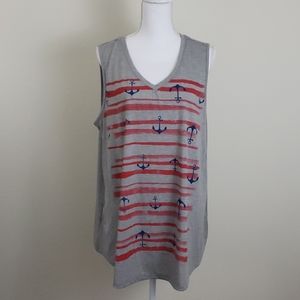 MORGAN TAYLOR 1X GRAY TANK TOP
